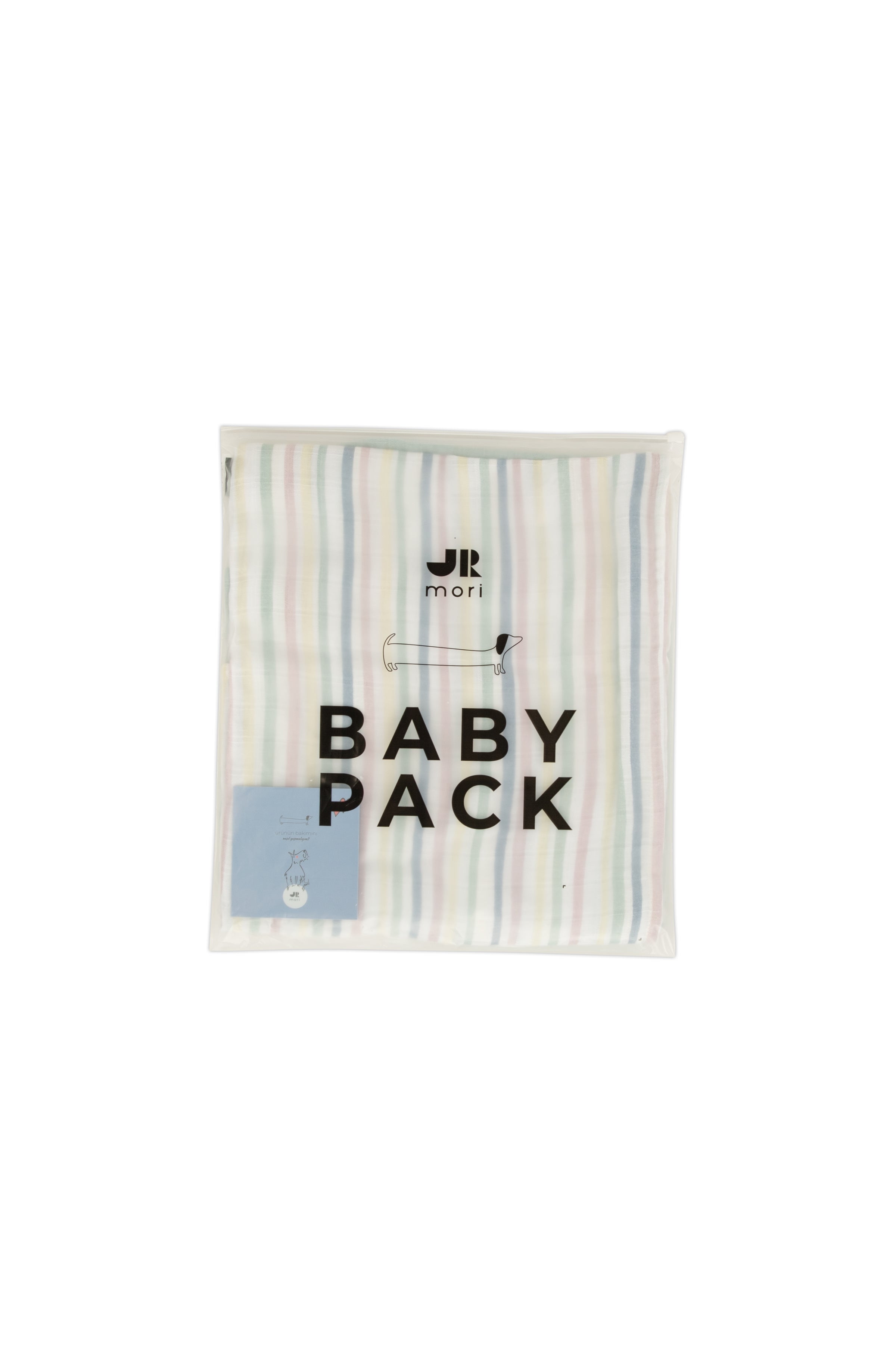 2 Pack Striped Pattern Multiuse Muslin Swaddle 100x100cm