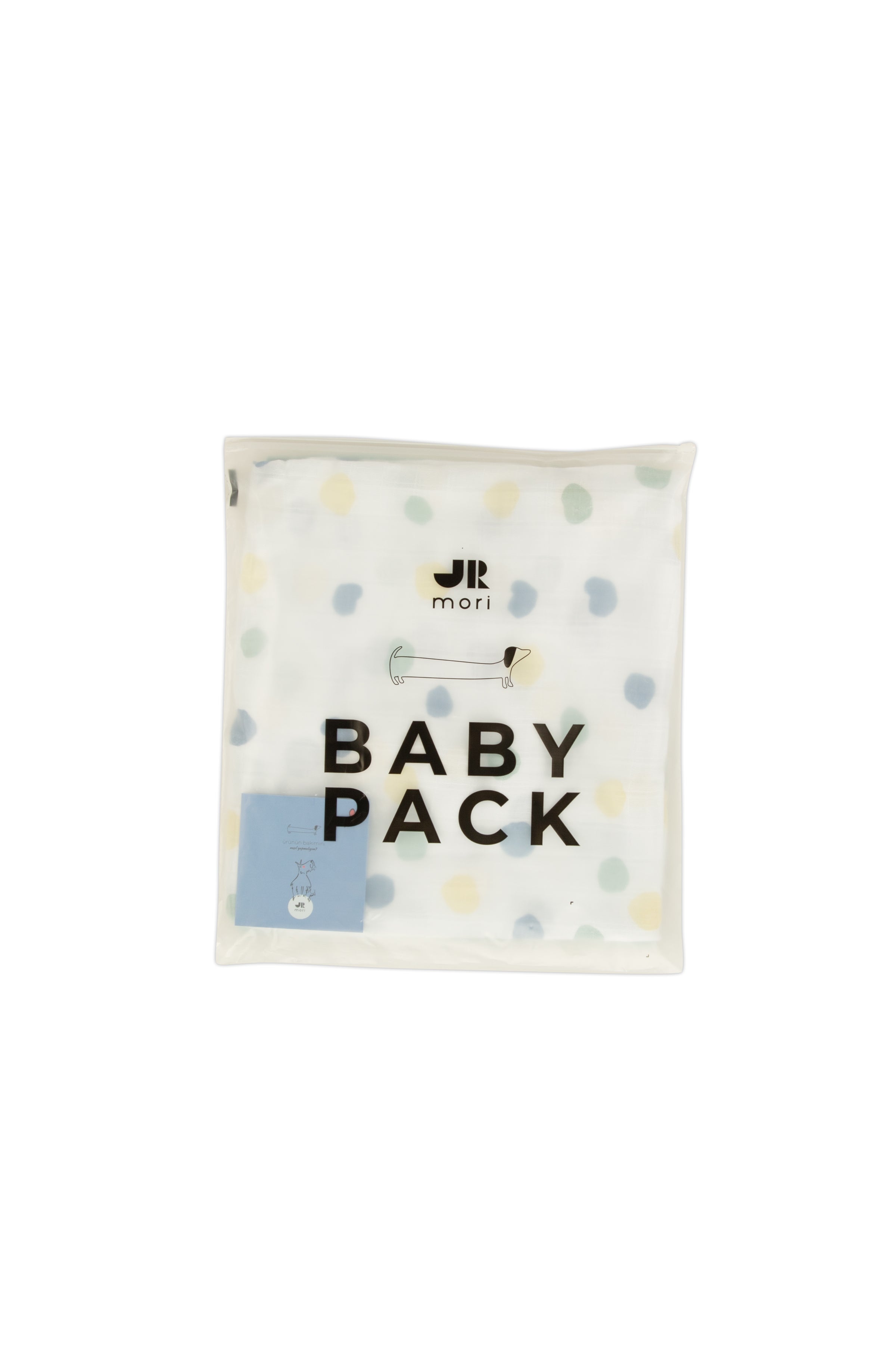 2 Pack Polkadot Pattern Multiuse Muslin Swaddle 100x100cm